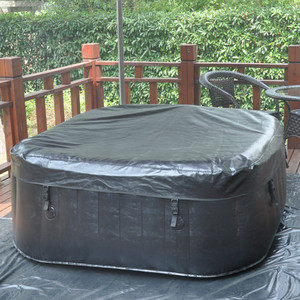 Bañera de masaje portátil para exteriores, <span class=keywords><strong>Spa</strong></span> inflable de Pvc con cartucho de filtro y cubierta, gran oferta - Product Image 3