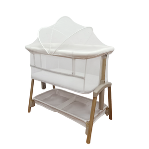 Culla per Neonati con 7 Altezze Regolabili, <span class=keywords><strong>Lettino</strong></span> Co-Sleeper Facile da Montare e Smontare - Product Image 6