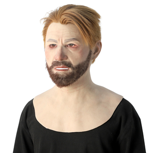 <span class=keywords><strong>Masque</strong></span> de tête réaliste en silicone pour homme et femme avec perruque |   <span class=keywords><strong>Masque</strong></span> de cosplay pour travestis, visage complet, pour le maquillage et la transformation - Product Image 2