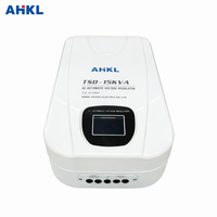 Stabilisateur de tension automatique mural SVC électronique en cuivre AHKL 15KVA monophasé 220V AC 50Hz type moteur AVR