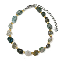 Bracelet en perles de tourmaline 5-8mm pour femme, pierres naturelles colorées, style surf, bracelet arc-en-ciel, bijou cadeau