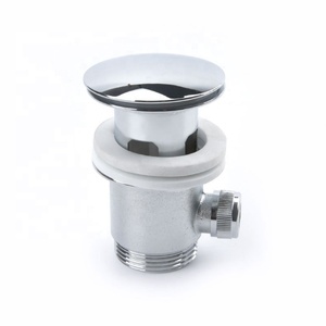 Modern Hotel Bathroom Chrome Finish Silver Wash Basin <strong>Drain</strong> <strong>Set</strong> with Pop-Up and Ball Lift <strong>Rod</strong> Easy Install 2-Year Warranty - Product Image 2