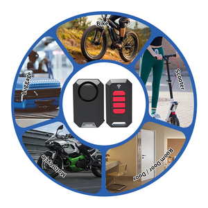 Lauter kabelloser Fahrradalarm-Bewegungs melder Fern wasserdichter Fahrrad <span class=keywords><strong>alarm</strong></span> USB-Auflade-Diebstahls icherung für E-Falt fahrräder - Product Image 6
