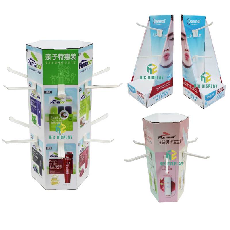 Countertop Cardboard Counter Display Boxes Hook