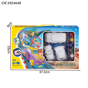 Giocattolo Educativo a Forma di Auto per Bambini, Kit Artistico Fai-da-Te per Dipingere e Decorare in Gesso, OEM - Product Image 6