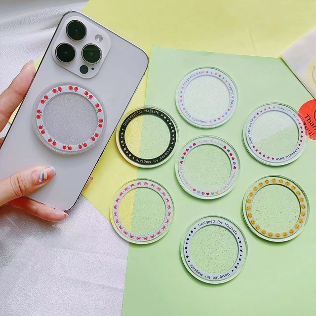 Magnetic Base Compatible With Phone Grip and Iphone Magsafe Phone Case