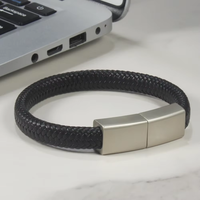 Clé USB personnalisée 64 Go 128 Go avec bracelet en cuir et stylo, clé USB 2.0 en métal, options de cadeaux promotionnels