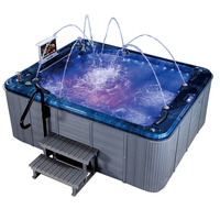 Kolam Renang Modern / Bak Mandi Whirlpool Luar Ruangan Asia / Bak Spa Mandi Air Panas Eropa