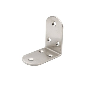 Stainless Steel 90 Derajat L Berbentuk Sudut Braket Sudut Braket Sudut Dukungan Braket untuk Furniture - Product Image 3