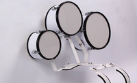 Tambour multi-tons, tambour triple, support arrière, tambour triple, tambour de marche, tambour 8 10 12 pouces, équipe de clairon, tambour à quatre tons, cinq tons d