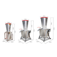 Automatische tomatenpuree maak- en maalmachine/ fruit- en groentepulp verwerkingsmachine fruitklopper mixer