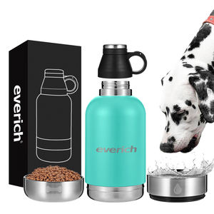 Bottiglia d'Acqua per Animali Domestici in Acciaio Inox, Facile da Pulire, Dispenser d'Acqua per Cani con Coperchio Bloccabile, Senza BPA - Product Image 4