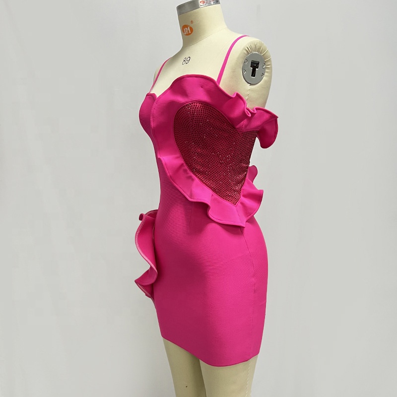 hot pink minnie mouse dress Miss Mouse Polka Dot Dress main image 1