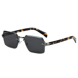 Cao cấp Shades Sunglasses Womens sang trọng không có vành Kính mát cho nam giới chất lượng cao Acetate Kính mát - Product Image 4