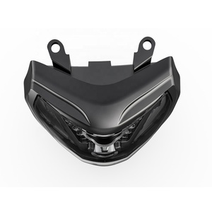 Faro led de proyector para motocicleta <span class=keywords><strong>Yamaha</strong></span>, accesorios de luz led con halo DRL de 12v para modelo <span class=keywords><strong>MT</strong></span> 09 FZ 09 2014 <span class=keywords><strong>2015</strong></span> 2016 - Product Image 4