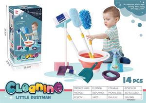 Juego de Limpieza de Casa de Juguete para Niños con <span class=keywords><strong>Escoba</strong></span>, Cubo y Trapeador, Juguetes para Niños Pequeños - Product Image 6