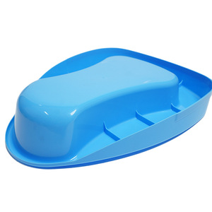 Urinoir peu profond en plastique bleu pour personnes âgées et femmes enceintes – Idéal pour les patients - Product Image 3