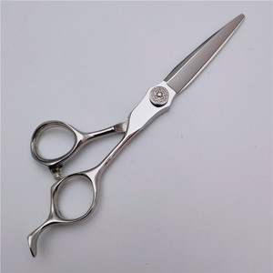 Tijeras de entresacar personalizables de 6.0 pulgadas, estilo espada con tornillo alto, para diestros, para escuelas de peluquería - Product Image 4