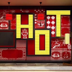 Modello di figura geometrica in fibra di vetro per la decorazione del negozio di marca - Product Image 5