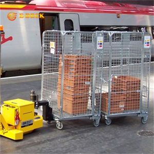 Hete Verkoop <span class=keywords><strong>4</strong></span>-zijdige Opvouwbare Beveiliging Duurzaam Transport Gegalvaniseerd Staaldraad Kooi <span class=keywords><strong>Trolley</strong></span> - Product Image 4