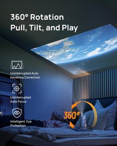 Vidéoprojecteur Portable XGIMI <span class=keywords><strong>MOGO</strong></span> 4 Triple Laser 550 Lumens avec GTV et Haut-Parleurs Harman Kardon, Projecteur Intelligent à Autofocus/Correction de Trapèze - Product Image 3