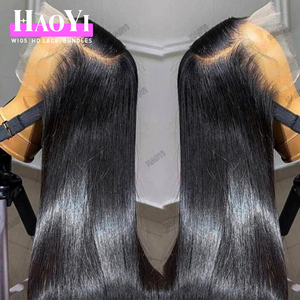 Sdd đôi chết đuối xương thẳng Trinh Nguyên tóc giả tóc con người, Việt xoăn sóng phía trước ren Tóc Giả Nhà cung cấp, glueless ren phía trước tóc giả - Product Image 3