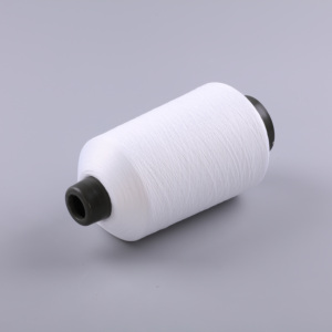 Venta caliente 100% poliéster dope teñido alto estiramiento 75/36/2 SIM Imitar hilo de nailon para tejer Calcetines - Product Image 1