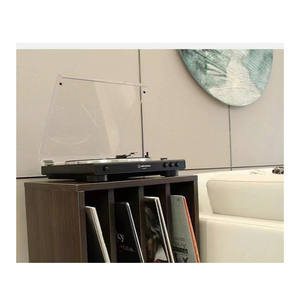 Mueble de Madera Maciza para Almacenamiento de Discos de Vinilo, Estilo Retro, Mueble de Salón con Múltiples Compartimentos, Estante de Exhibición, Decoración del Hogar - Product Image 5