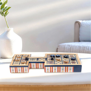 Jeux de société de stratégie Plateau magnifiquement conçu avec tiroirs de rangement Plateau de jeu Royal Dx Jeu royal en bois de <span class=keywords><strong>UR</strong></span> - Product Image 6