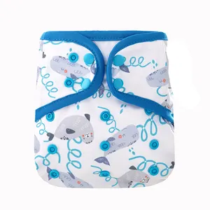<span class=keywords><strong>Pa</strong></span>ñales reutilizables de tela para bebé, braguitas reutilizables de tela, transpirables, productos ecológicos - Product Image 1