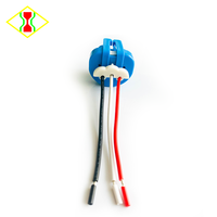 Adaptateur de prise femelle 9004 9007, câble de connexion, faisceau de câblage, fiche de raccordement, phare automobile, lampe, 3 fils, 15 cm, 18 AWG