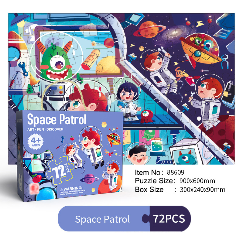 72pcs Patrouille de l'espace