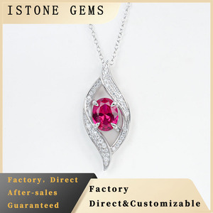 925 Sterling Silver Niche Design Ruby Necklace - Product Image 6