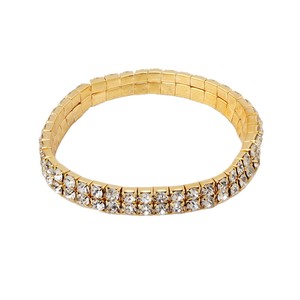 <span class=keywords><strong>Bracelet</strong></span> de tennis élastique en zircon pour femmes chaîne de luxe en <span class=keywords><strong>strass</strong></span> réglable bijoux de mode en gros - Product Image 5