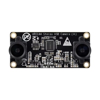 AR0144 Modul Kamera USB Stereo 2MP, Chip Sensor, Output Sinkronisasi Satu Bingkai, Baseline 52mm, Lensa Bebas Distorsi