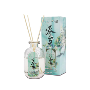 Nueva Llegada Aceite de Fragancia Botella de Vidrio de Lujo Aceite Esencial Natural Aroma Aire Fresco Reed Difusor Con Palos - Product Image 1