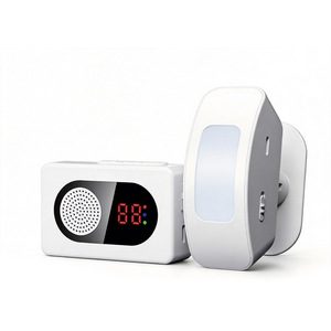 Smart Welcome Speaker With Digital Display And Voice Alert For Door Entry Use - Product Image 1