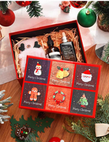 Boîtes cadeaux de Noël de luxe, logo personnalisé, haute qualité, cadeaux de fêtes, écologiques, pelliculage mat, papier kraft, emballage réutilisable