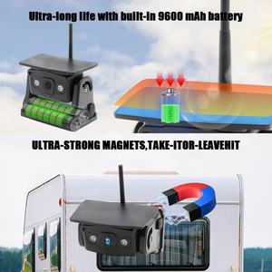 Sistema <span class=keywords><strong>de</strong></span> Cámara Inalámbrica BSD 360 para Camiones y Autocaravanas, Kit <span class=keywords><strong>de</strong></span> Reversa Magnético Solar, Monitor AHD, Pantalla LCD para Vehículo, Visión Trasera 1080P - Product Image 4