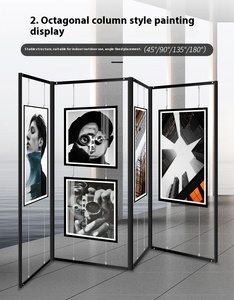 Di động hiện đại áp phích hiển thị Giá gấp bảng triển lãm Thư Pháp Vẽ Tranh Công Khai màn hình quảng cáo - Product Image 3