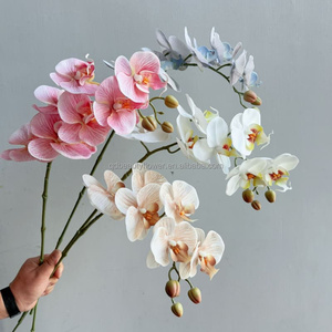 C248 Centrotavola Moderno di Alta Gamma con 7 Fiori Artificiali di Phalaenopsis Realistici e a Stelo Lungo, Ideale per Matrimoni e Festa della Mamma - Product Image 4
