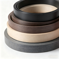 Bande de chantournage en PVC/ABS écologique personnalisée pour la vente en gros, bonne flexibilité, pour pièces de meubles en bois MDF