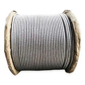 Durable flexible 316 wire rope stainless steel coated 7x7 304 1.5mm