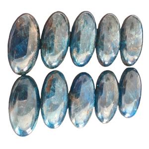Flashy Cabochon di <span class=keywords><strong>Apatite</strong></span> blu naturale <span class=keywords><strong>pietra</strong></span> <span class=keywords><strong>preziosa</strong></span> di <span class=keywords><strong>Apatite</strong></span> di alta qualità <span class=keywords><strong>pietra</strong></span> semipreziosa polacca a mano per gioielli - Product Image 3