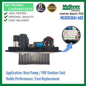แผงวงจรโมดูลอินเวอร์เตอร์ปั๊มความร้อน McQuay รุ่น L04084615825 MC830-A02 สำหรับยูนิตภายนอก VRF แผงวงจร PCB ไดรฟ์คอมเพรสเซอร์ อะไหล่ HVAC สำหรับเปลี่ยน - Product Image 2