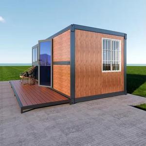 Contenedor de Almacenamiento de Acero Moderno de Construcción Rápida, Garaje Plegable Inteligente de 20 pies, Casa Contenedor Extensible Termostática Ecológica - Product Image 1