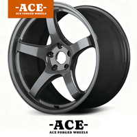 Jantes en alliage d'aluminium forgées GT de 15 à 20 pouces, bleu marine, flow forming, pour voitures particulières Honda, BMW, Benz, Porsche, Supra, Land Rover