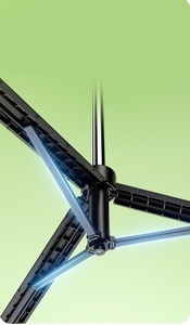 Cho máy ảnh Selfie Stick Telescopic thiết kế chống rung chức năng xoay đầu sàn đứng Tripod điều khiển từ xa - Product Image 3