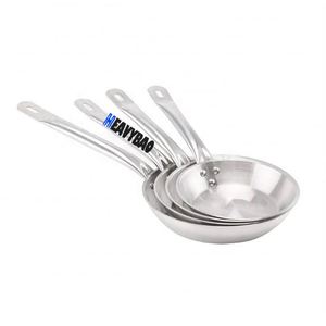 Heavybao 28cm स्टेनलेस स्टील का इस्तेमाल किया खाद्य सॉस पैन <span class=keywords><strong>Cookware</strong></span> सेट गैर-छड़ी फ्राइंग पैन कोटिंग के बिना - Product Image 2