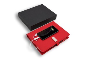 Tendenze 2026: Taccuino dal Design Elegante e Personalizzato con Power Bank da 8000mAh a Ricarica Rapida e USB 8G/16G per Uomini d'Affari - Product Image 6